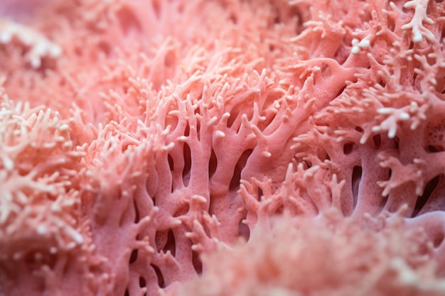 Faded coral closeup