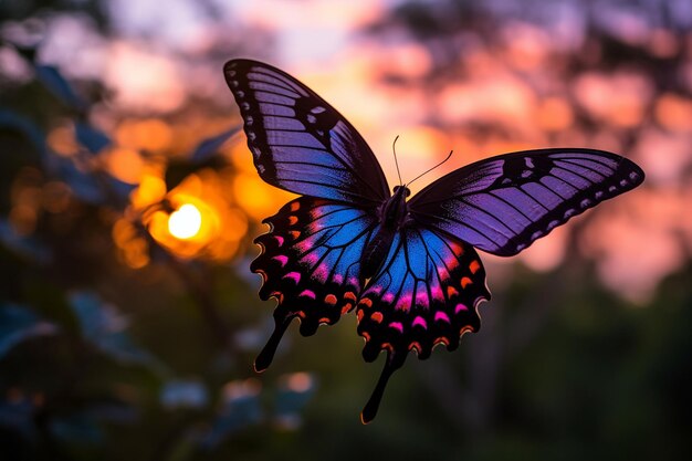 Fading Butterfly in Dusk