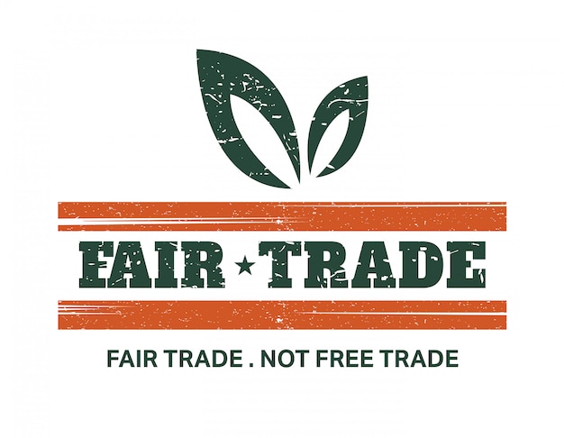 Fair Trade day vector