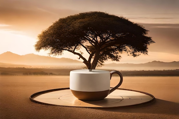 Foto fair trade koffie product uit afrika koffie branding
