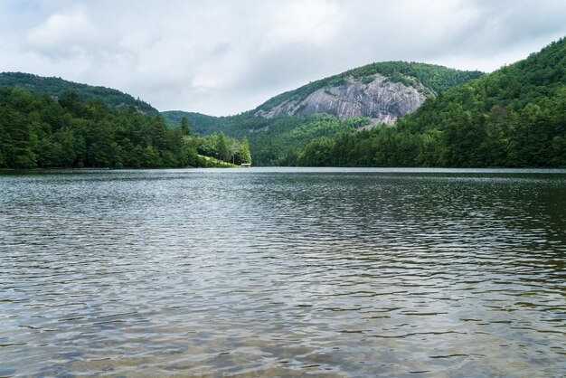 Fairfield Lake near Sapphire in North Carolina