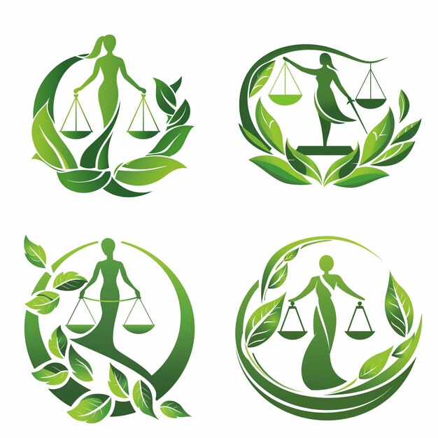 Fairness scale fairness harmony attorney logo templates for justice balance