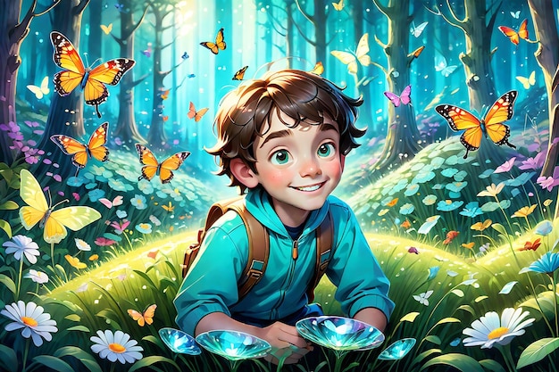 fairy background2D cartoon background