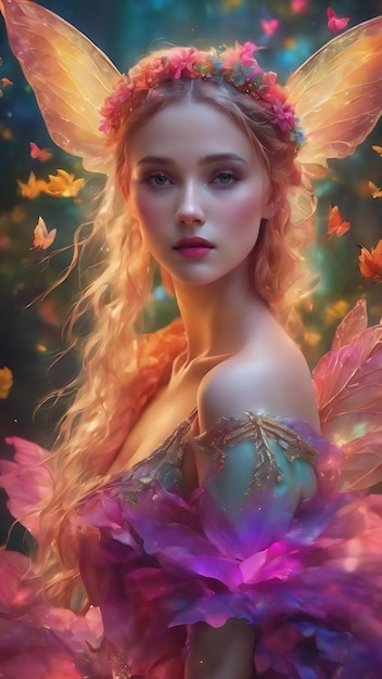 Fairy colors background