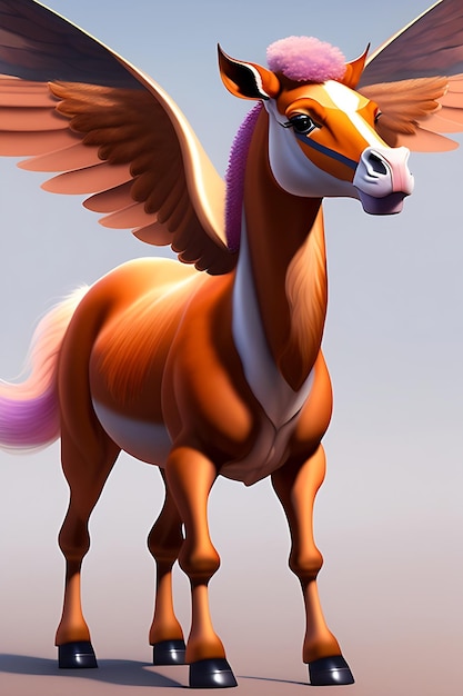 Fairy horse Ai generated image