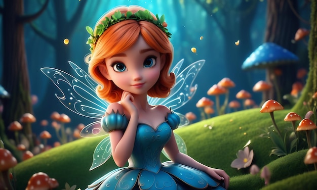 fairy princess 3d character