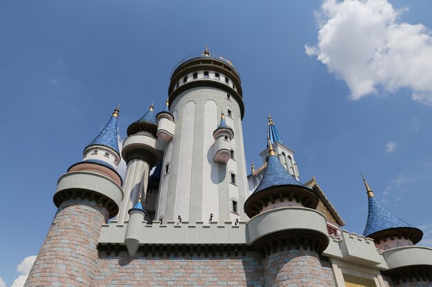 Fairy tale castle in Sazova Science Art and Cultural Park in Eskisehir City