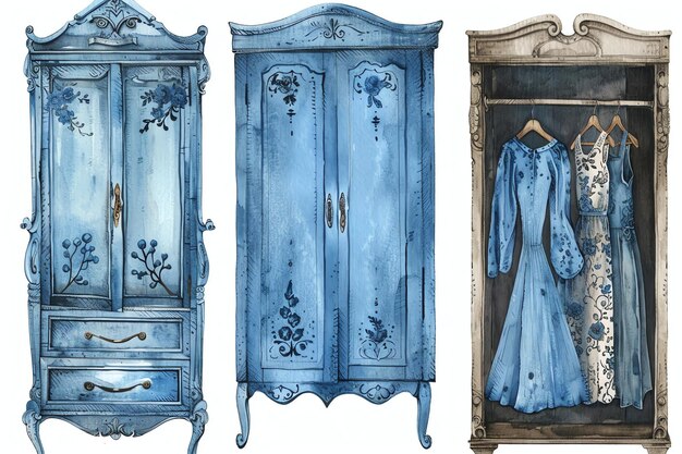 Photo fairy wardrobe watercolor