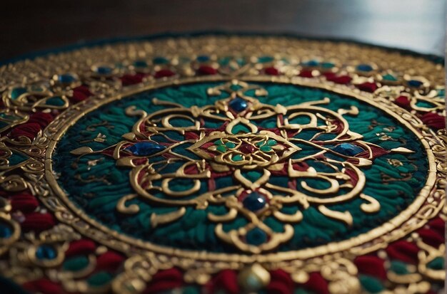 Photo faithful flourish visual tapestry of islam