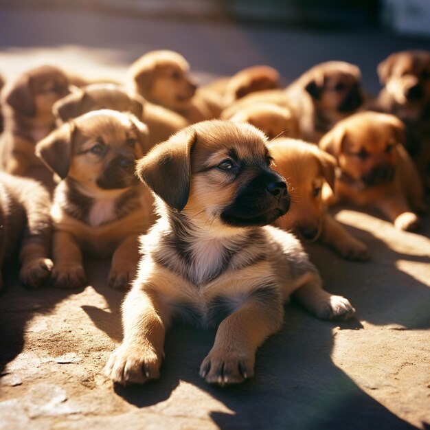 Photo faithful friend joyous companion the heartwarming presence of canine love