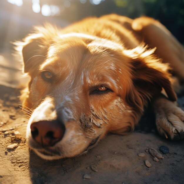 Photo faithful friend joyous companion the heartwarming presence of canine love