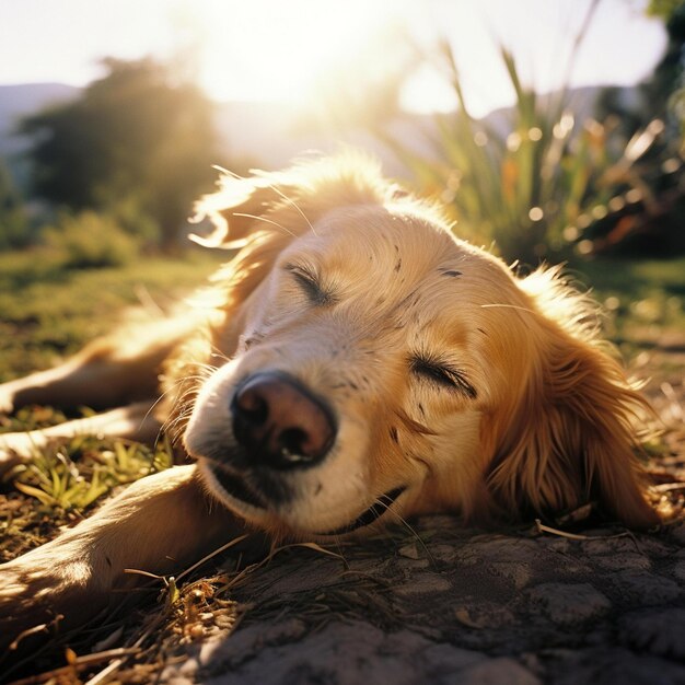 Photo faithful friend joyous companion the heartwarming presence of canine love