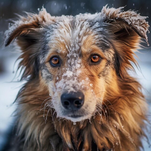 Photo faithful friend joyous companion the heartwarming presence of canine love