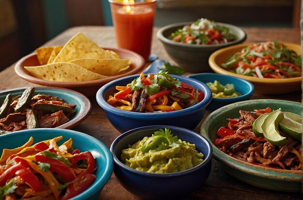 Fajita Lunch Spread