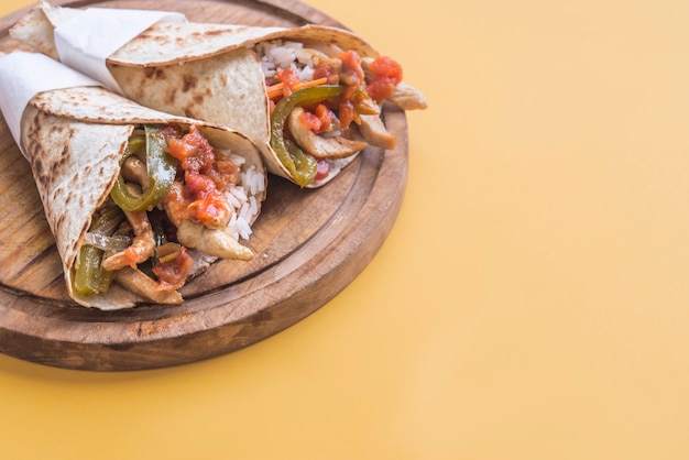 Fajitas take away very healthy 