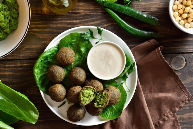 Photo falafel balls