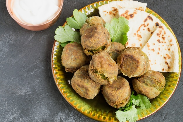 Falafel, een traditioneel Israëlisch gerecht van kikkererwten.