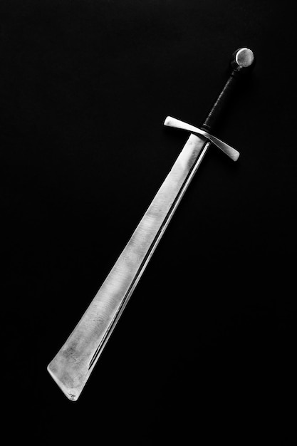 Falchion on a dark background