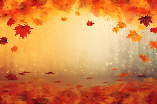 Fall Foliage A Seasonal Background