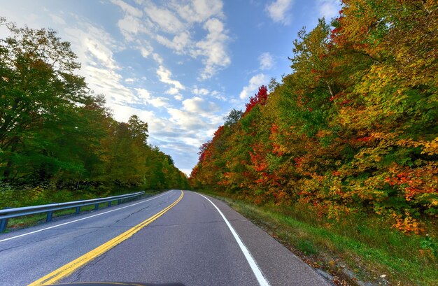 Photo fall foliage vermont