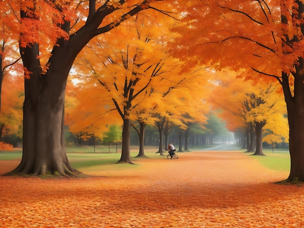 fall image AI Generated