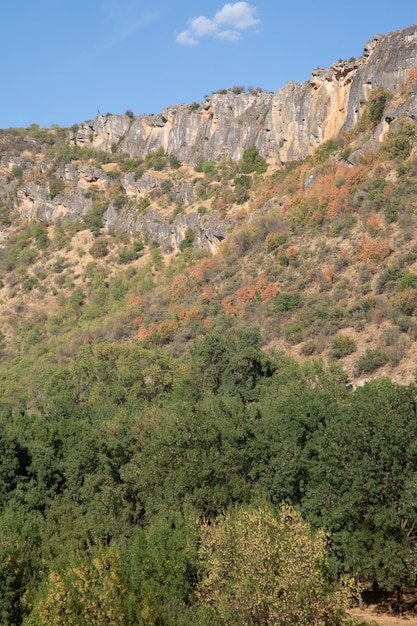 Fall at Panton de la Oliva Reservoir Patones, Madrid, Spain