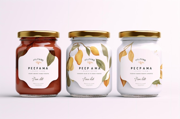 Fall Pantry Elegance Beautiful Label Designs