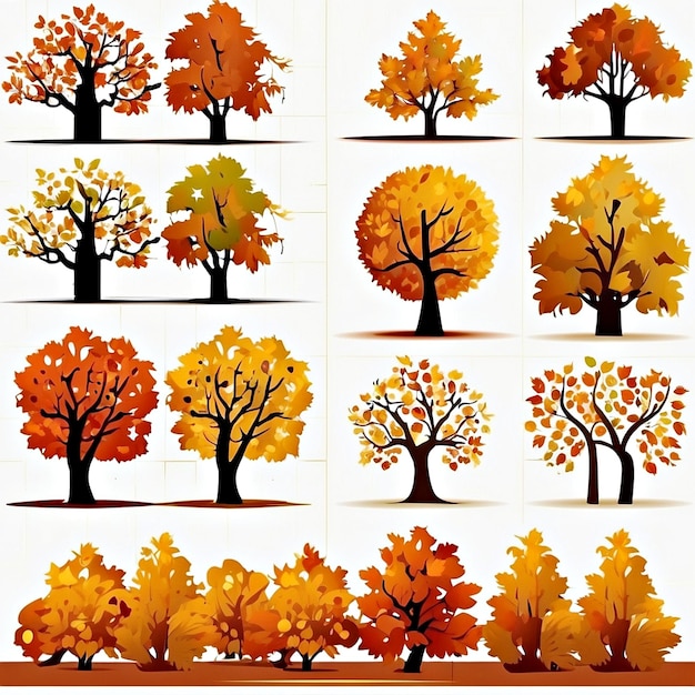 fall tree vectors