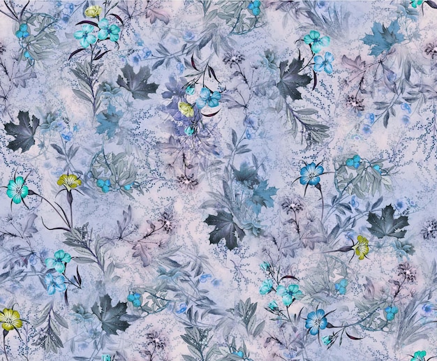 Fall vector seamless pattern for season fabric decoration wallpaper and wrapping paper