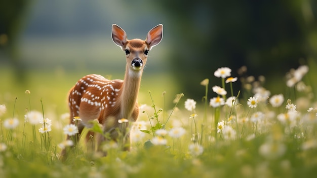 ダマジカの赤ちゃん動物