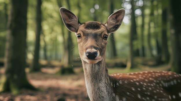 森の中のオオカミのダマ