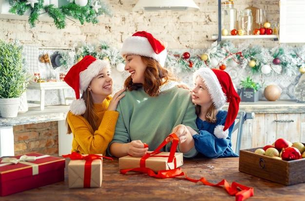 familie voorbereiden op kerst