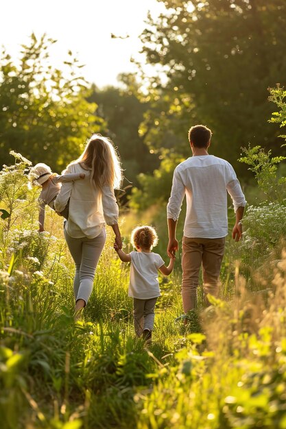 Family activities that promote emotional intelligence and connection Enjoying nature
