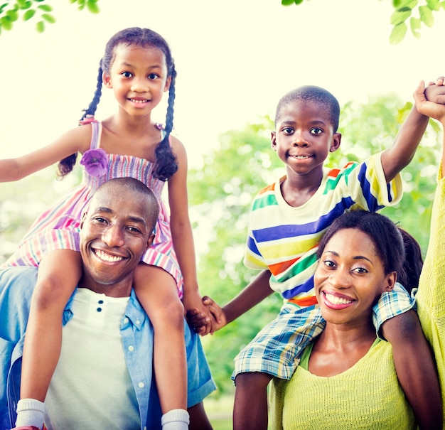 Family Bonding Happiness Togetherness Park Concept