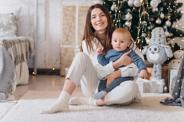 Famiglia che celebra il nuovo anno