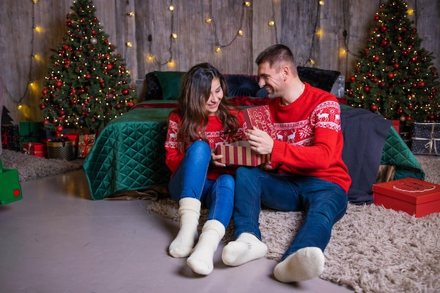 Семейное Рождество. Фотосессия с рождественской семьей