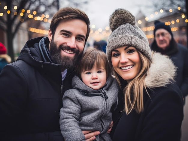 The family enjoys celebrating Christmas Eve together