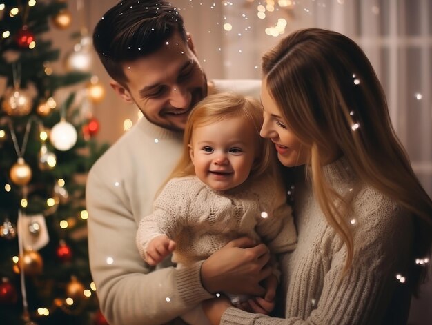 The family enjoys celebrating Christmas Eve together