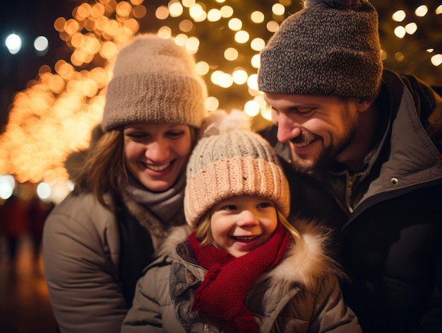 The family enjoys celebrating Christmas Eve together