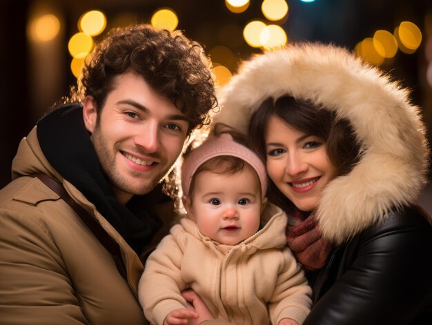 The family enjoys celebrating Christmas Eve together