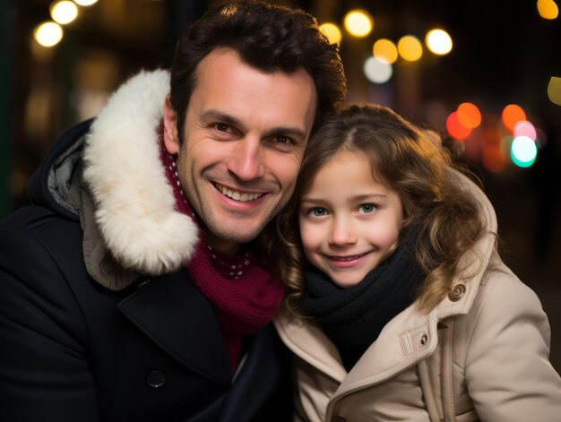 The family enjoys celebrating Christmas Eve together