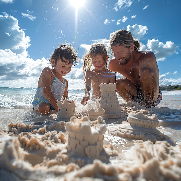 Family Fun in the Sun Beach Day Bliss