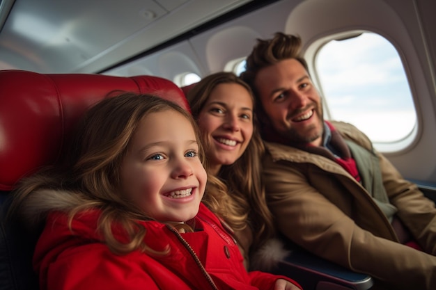 Photo family_journey_serene_airplane_moment