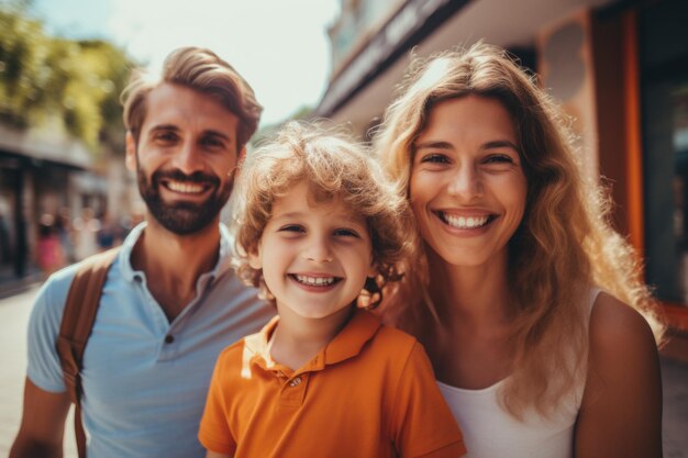 Foto concetto di membri della famiglia