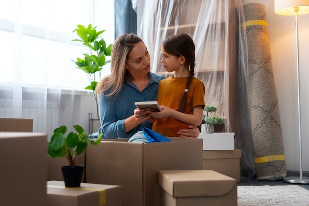 Family moving out during rental crisis