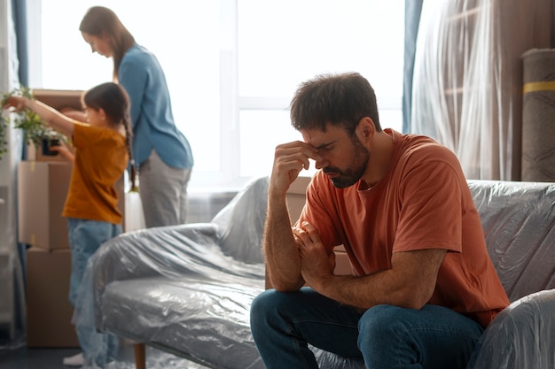 Family moving out during rental crisis
