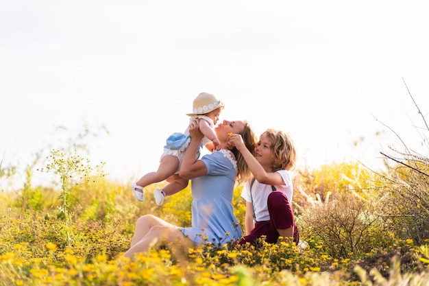 Family at outdoors