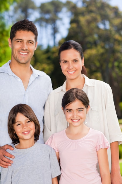 Family in the park