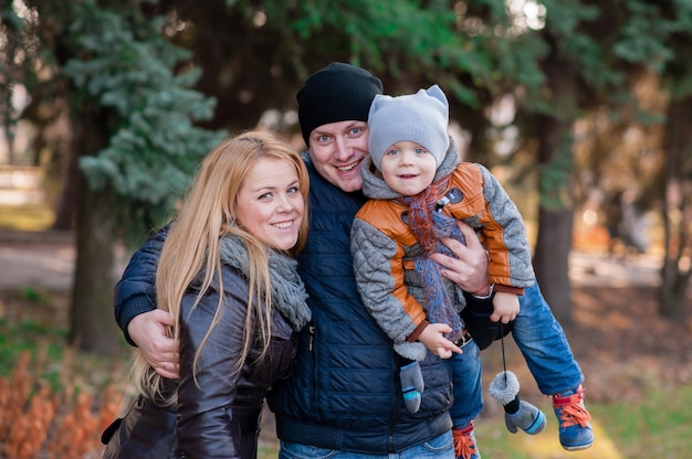 Family portrait in the Park