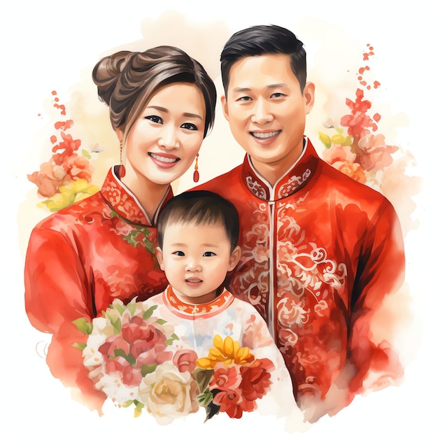 Family Portraits Chinese new year